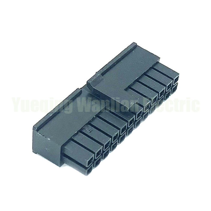 24 PIN 5557 màu đen nam cho máy tính PC máy tính ATX motherboard kết nối điện vỏ nhựa