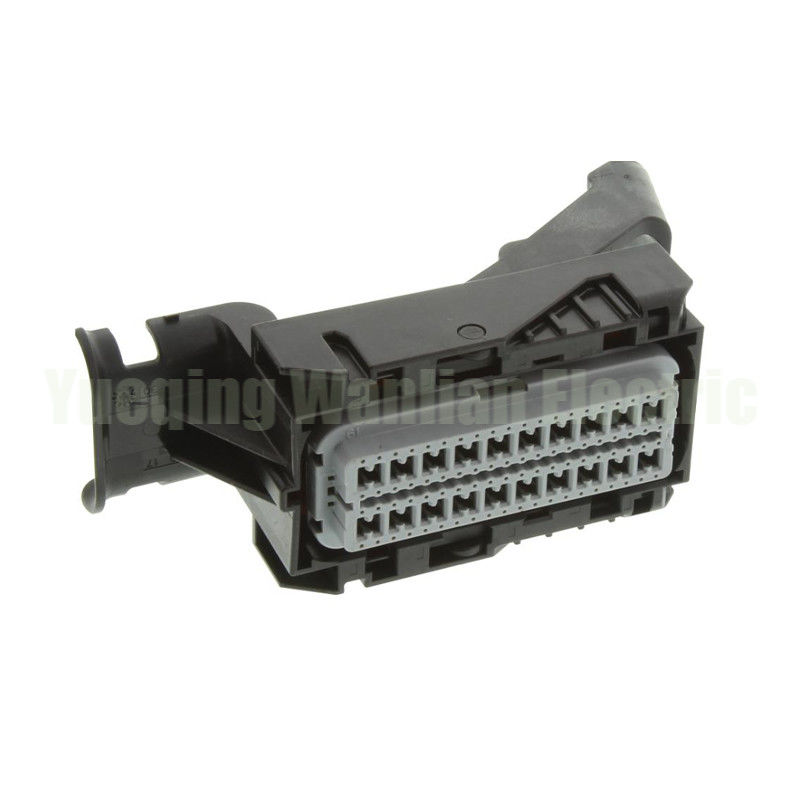 34566-0803 80 Pin Chiếc máy ECU ô tô Connector Socket Màu đen