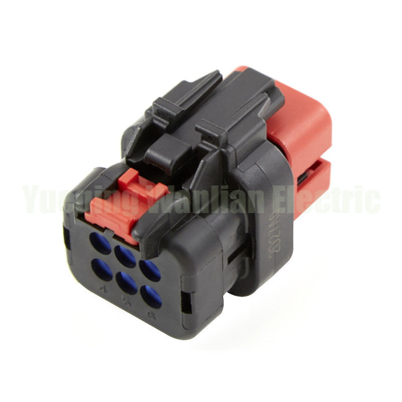 6 Pin 776433-1 776531-1 dây điện tự động phụ nữ Docking ổ cắm không niêm phong AC Assembly