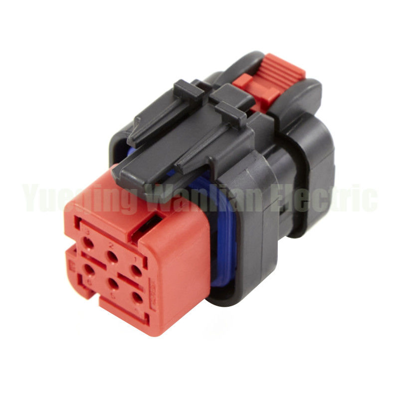 6 Pin 776433-1 776531-1 dây điện tự động phụ nữ Docking ổ cắm không niêm phong AC Assembly
