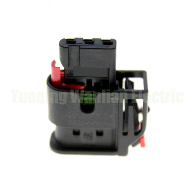 3 Pin 1488992-5 1.2 Series Auto Waterproof Plug AC Assembly Đen cáp kết nối điện