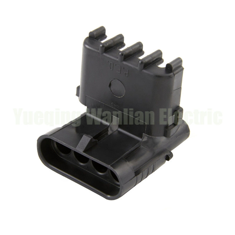 4 Pin 120109741 Cáp điện kết nối chống nước thời tiết gói hình vuông dây nữ cắm ổ cắm
