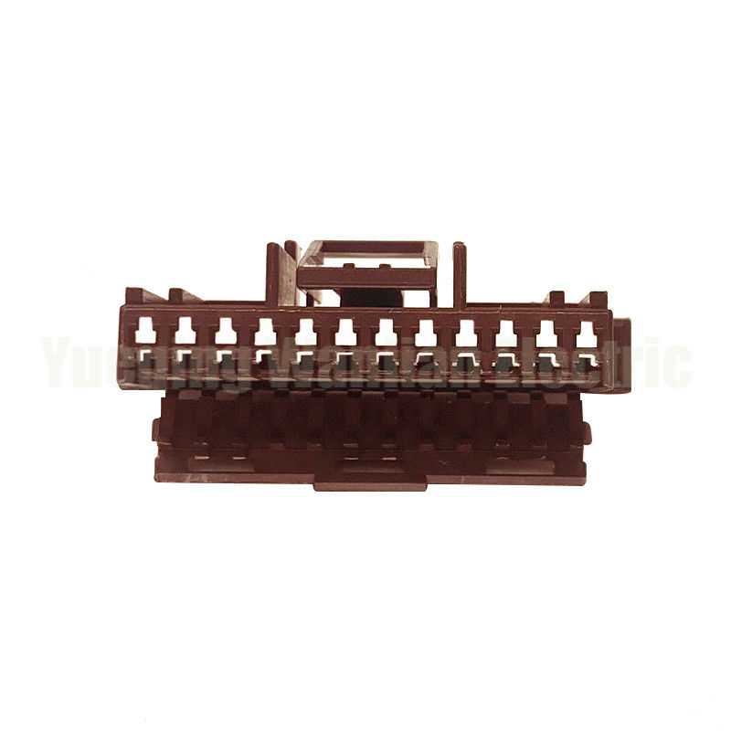 12 Pin 211PC122S1017 Phụ nữ Unsealed Connector Auto Connector màu nâu FCI