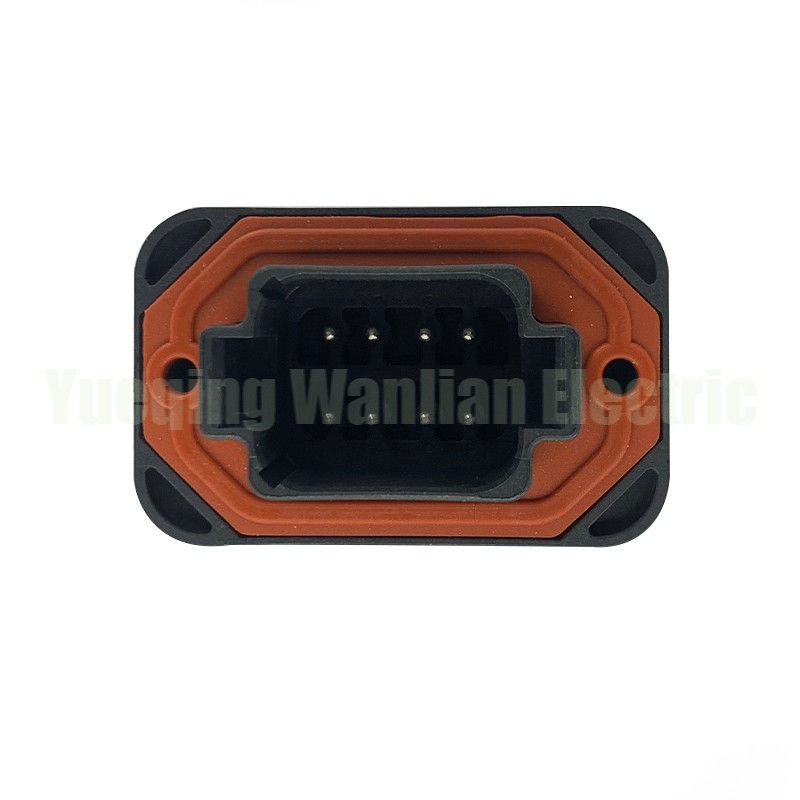 8 Pin DT15-8PB Automotive Waterproof Connector straight pin holder PCB solder panel kết thúc ổ cắm kết nối
