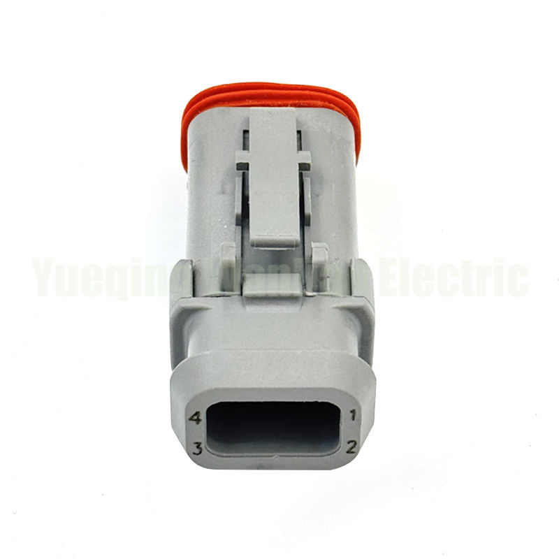 4 Way DT06-4S-E008 Deutsch DT Series Socket Plug Connector Plug Xám