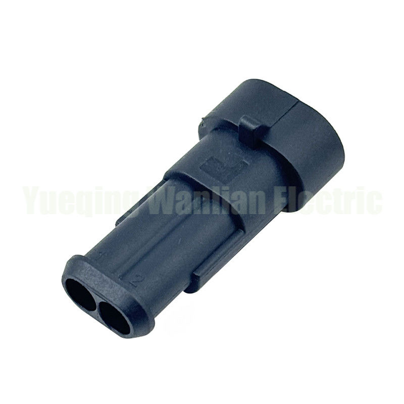 2 Pin 282104-1 Nhà nối ô tô Đen 1.5 Series Connectors