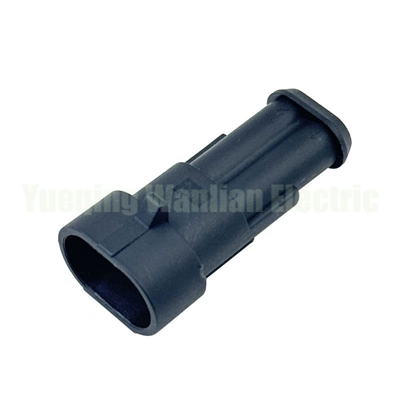 2 Pin 282104-1 Nhà nối ô tô Đen 1.5 Series Connectors